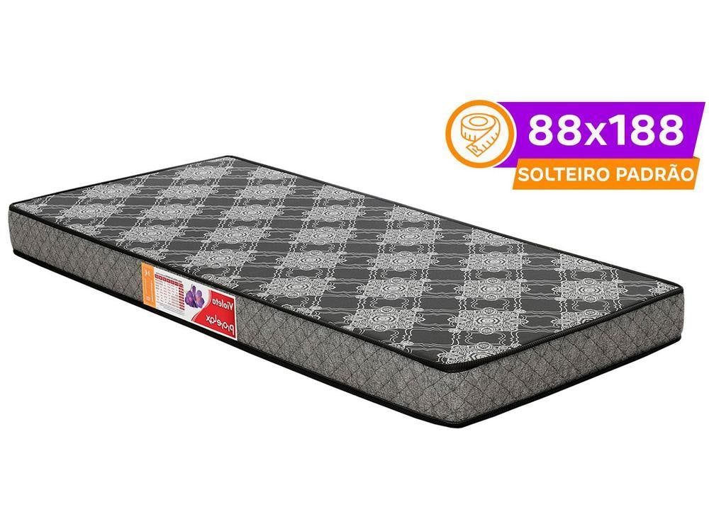Colchão Solteiro Prorelax de Espuma D-20 12x88x188cm Violeta