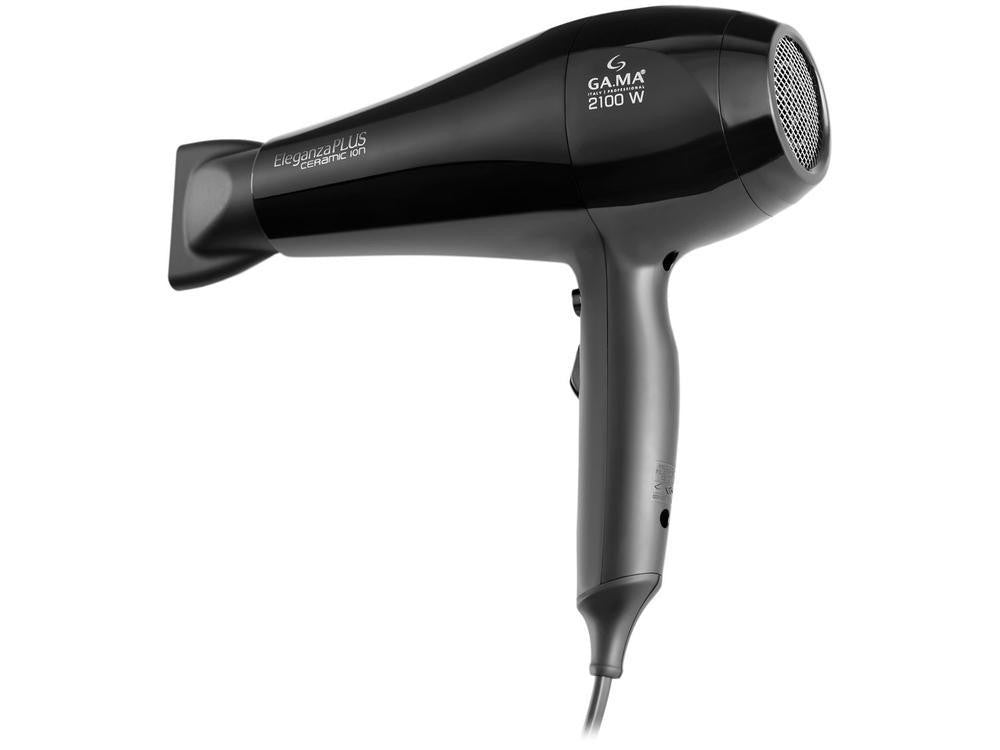 Secador de Cabelo GA.MA Itália Cerâmica Íon Preto - 110V