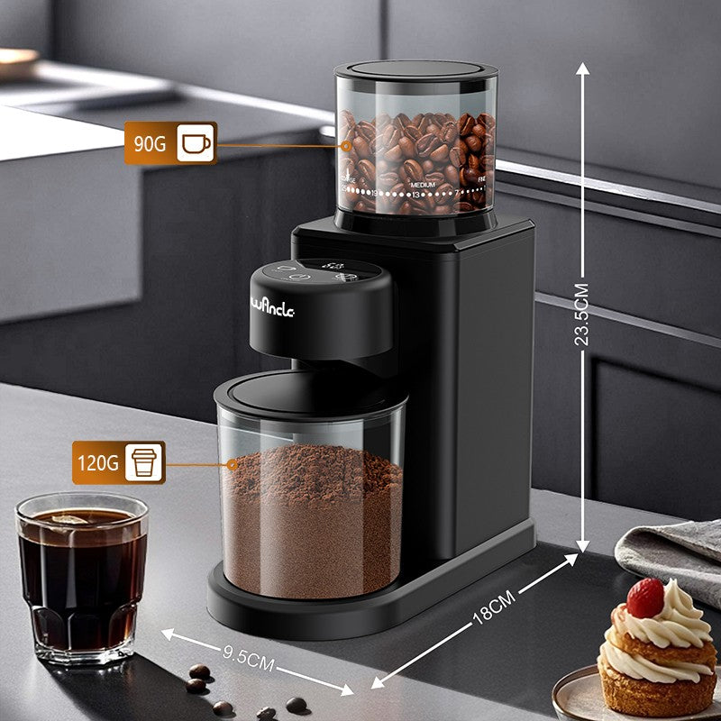 Moedor de grãos de café cônico elétrico com 25 configurações de moagem para café