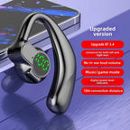 Fones de ouvido sem fio bluetooth 5.4 gancho de orelha com microfone handsfree h