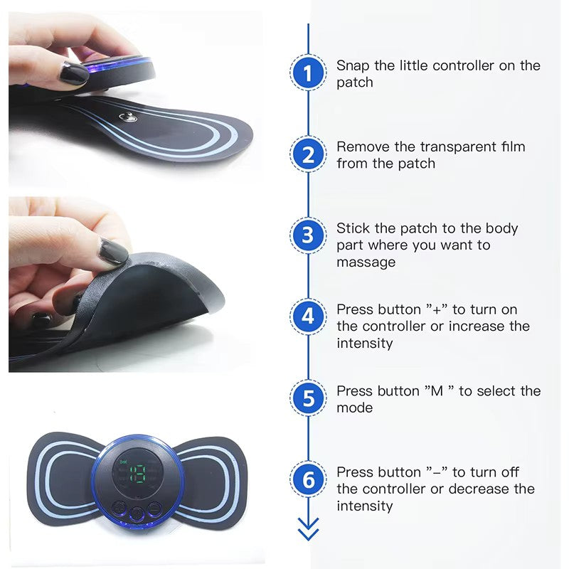 Eletrodos Adesivos para Massageador de Pescoço, Acessórios de Gel, Treinador, Ex