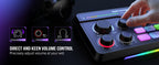 FIFINE Mixer de jogos com RGB para chat de voz / streaming / podcast, Mixer de á