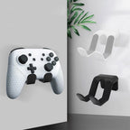 Suporte universal para fone de ouvido, suporte adesivo de plástico para parede,