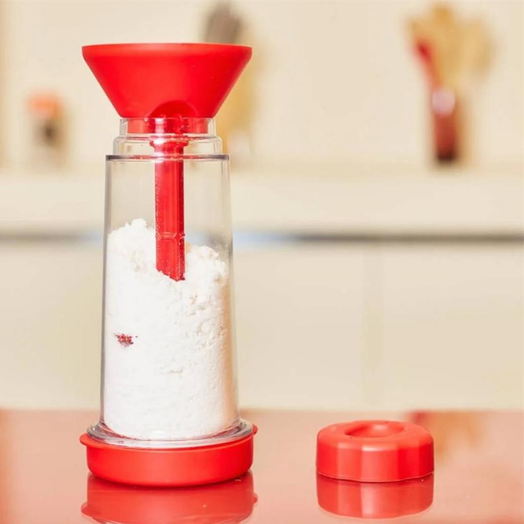 Tapioqueira Polvilhador De Farinha Peneira Armazena Tapioca