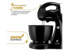 Batedeira Britânia Preta 500W 4 Velocidades 4,3L Pérola 550 - 220V
