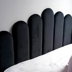 Cabeceira Adesiva Decorativa Nuvem Modulada Para Cama De Solteiro Casal 1 Módulo