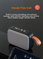 Caixas de Som Portáteis Bluetooth 5.0 Mini Oxford, Alto-falante Sem Fio, Reprodu