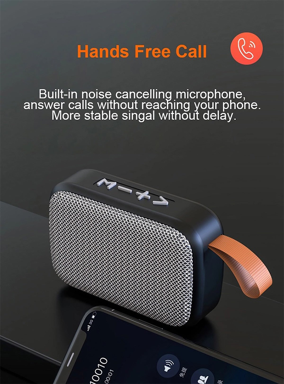 Caixas de Som Portáteis Bluetooth 5.0 Mini Oxford, Alto-falante Sem Fio, Reprodu