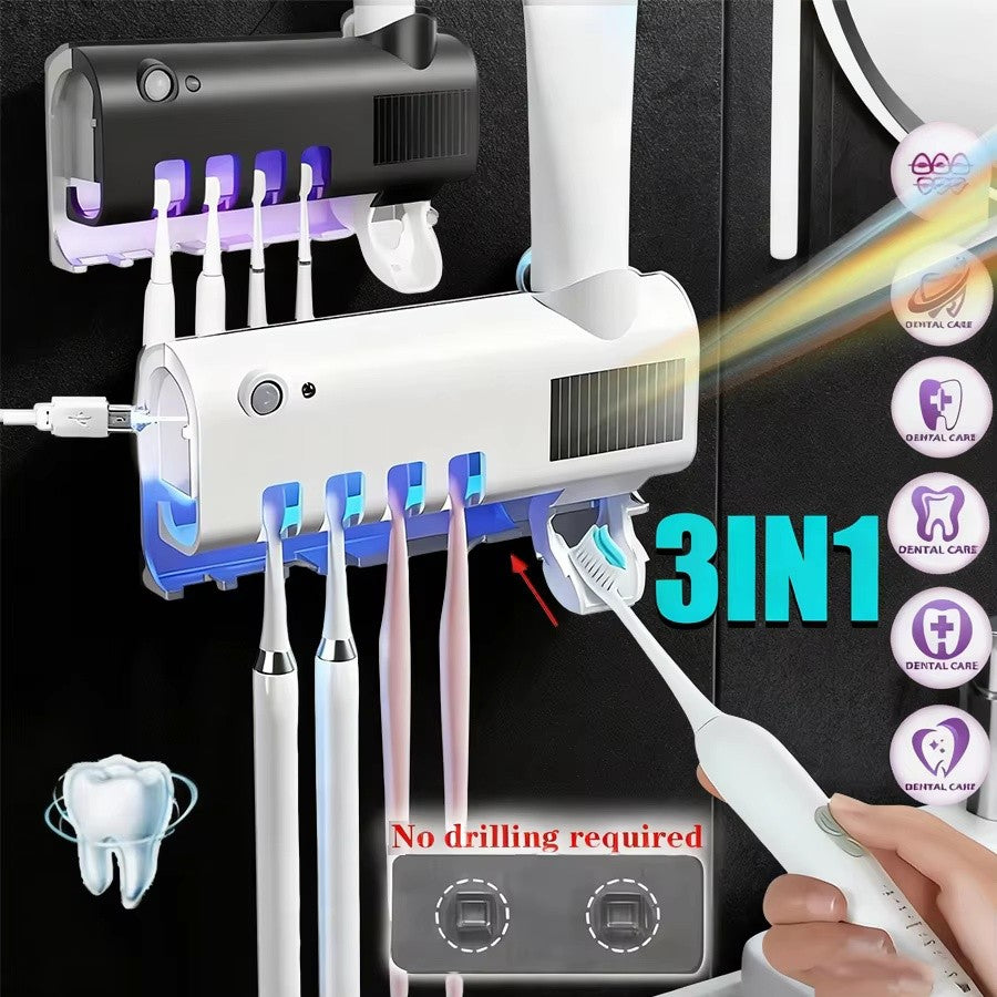 Suporte para Escova de Dentes Elétrica Recarregável, Prateleira de Armazenamento