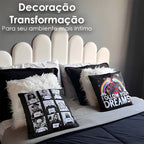Cabeceira Adesiva Decorativa Nuvem Modulada Para Cama De Solteiro Casal 1 Módulo