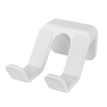 Suporte universal para fone de ouvido, suporte adesivo de plástico para parede,