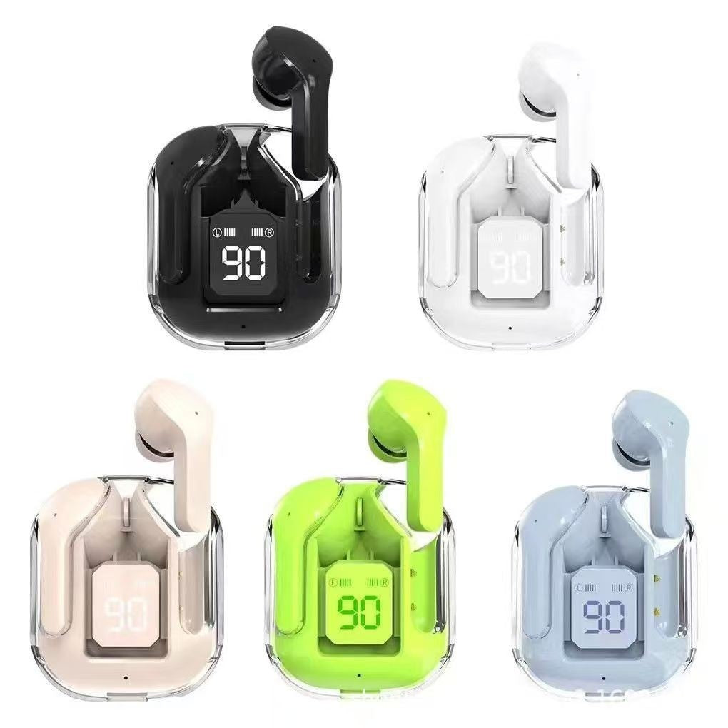 Fone de Ouvido TWS Bluetooth com Toque, Som HiFi 9D Estéreo, Redução de Ruído e