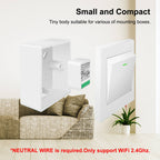 Módulo de interruptor inteligente tuya wifi suporta controle de 2 vias, controle