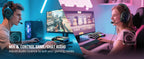 FIFINE Mixer de jogos com RGB para chat de voz / streaming / podcast, Mixer de á