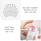 Atualizado Doppler Fetal para Casa, Gravidez Monitor de Freqüência Cardíaca, Det