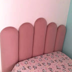 Cabeceira Adesiva Decorativa Nuvem Modulada Para Cama De Solteiro Casal 1 Módulo