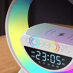 Caixinha De Som G-speaker smart station Carregador Indução Sem Fio Multifunção A