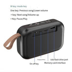 Caixas de Som Portáteis Bluetooth 5.0 Mini Oxford, Alto-falante Sem Fio, Reprodu