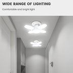 E27 ventilador forma dobrável 28w lâmpada led ac220v/110v deformação para casa d
