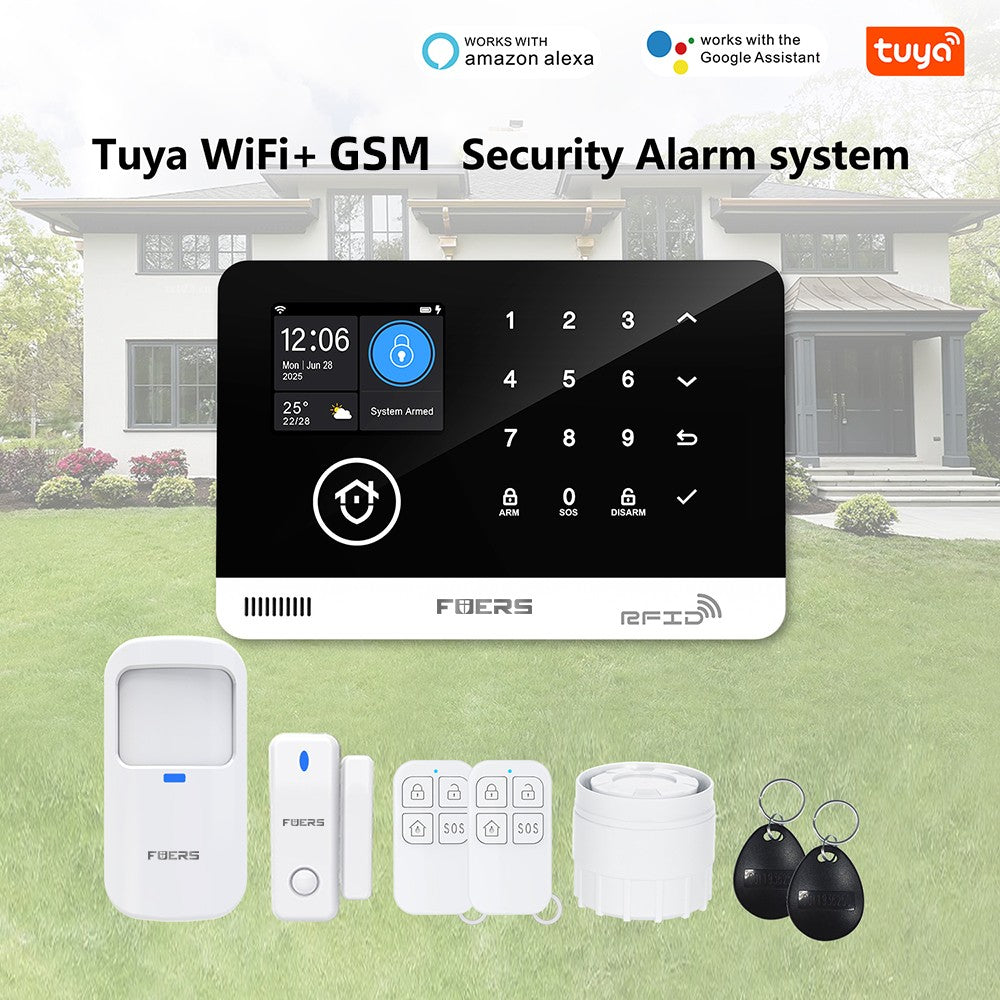 Fuers sistema de alarme para casa wifi gsm alarme de segurança host anti-roubo c