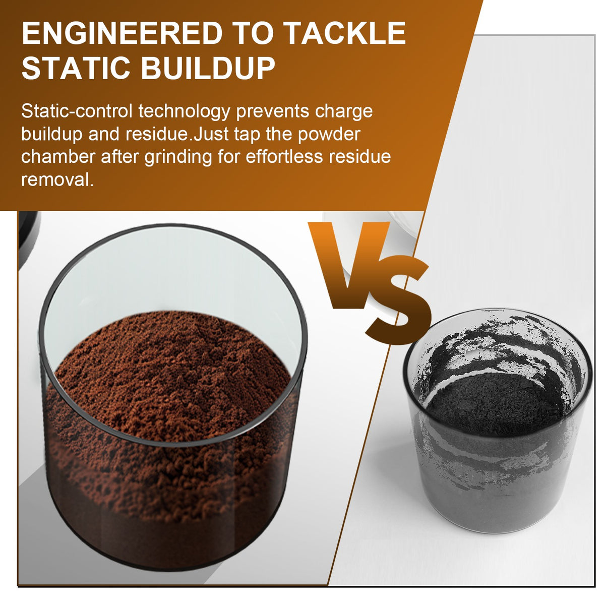 Moedor de grãos de café cônico elétrico com 25 configurações de moagem para café