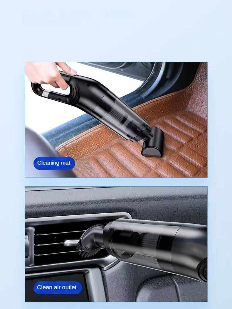 Aspirador de pó mini, portátil, sem fio, de uso manual, máquina de limpeza poten