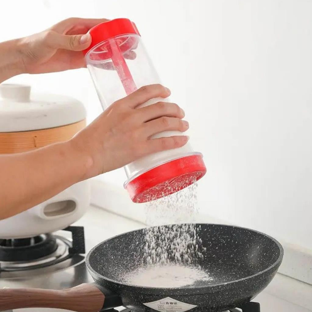 Tapioqueira Polvilhador De Farinha Peneira Armazena Tapioca
