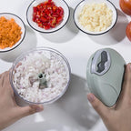 500/900ml manual picador de carne alho chopper girar imprensa alho triturador ve