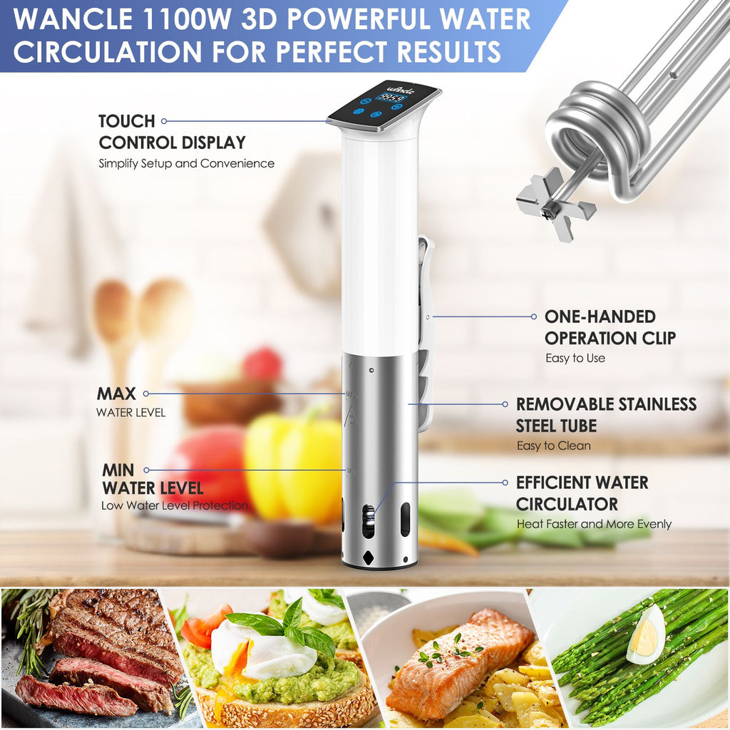 Wancle 1100W Vácuo À Prova D 'Água Sous Vide Fogão Circulador de Imersão Cozinha