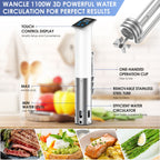 Wancle 1100W Vácuo À Prova D 'Água Sous Vide Fogão Circulador de Imersão Cozinha