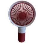 Mini Ventilador Portátil Silencioso Recarregável Mão/Mesa com Suporte de Celular