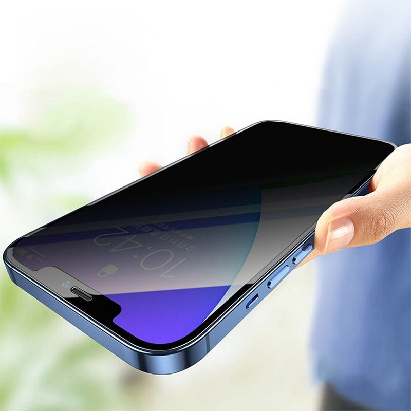 Protetor de tela de privacidade para iPhone, vidro anti-espião, 14 Pro Max, 16 P