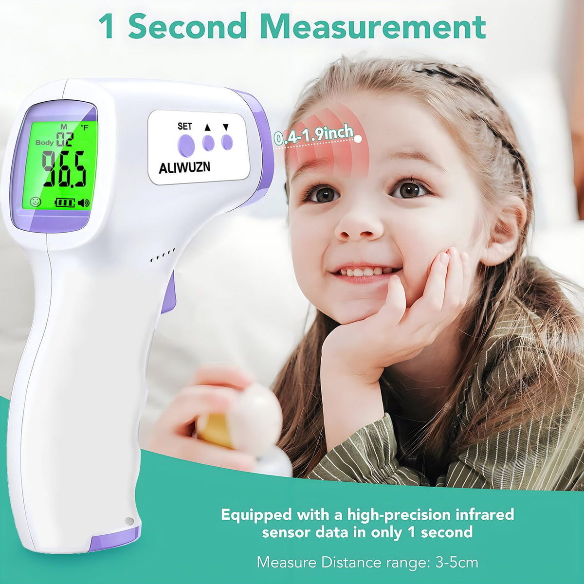 Febre médica conversa infravermelho digital sem contato laser termometro corpo b