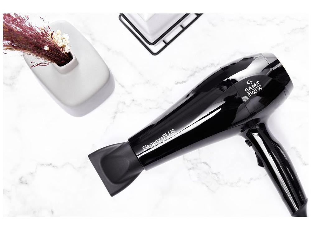 Secador de Cabelo GA.MA Itália Cerâmica Íon Preto - 110V