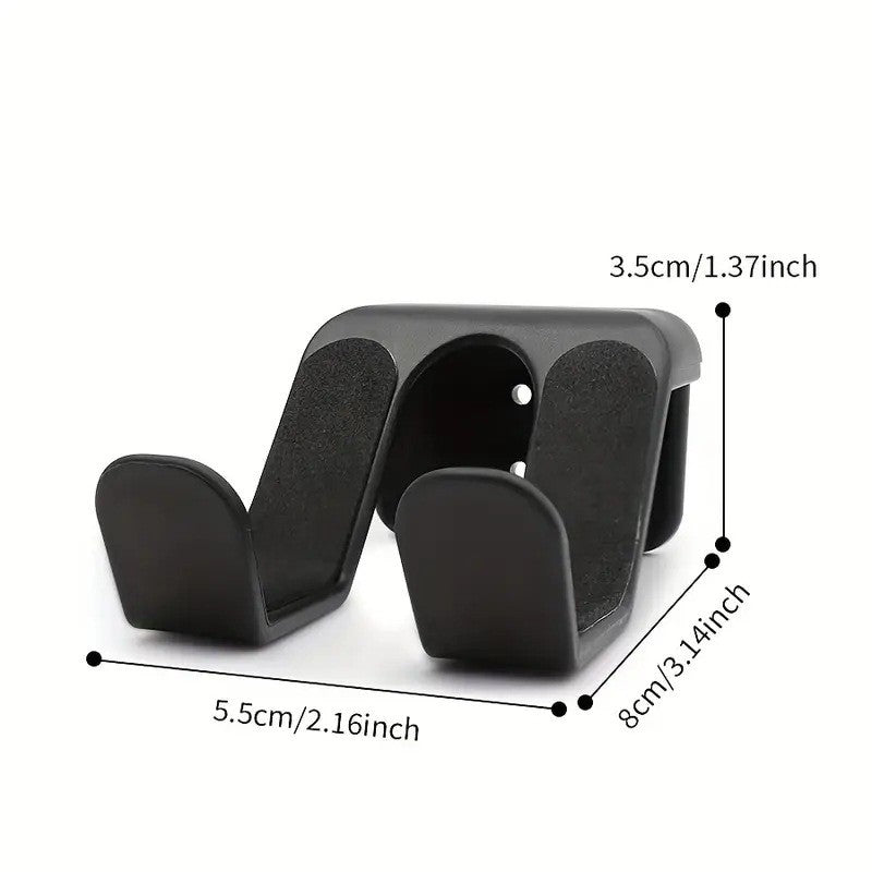 Suporte universal para fone de ouvido, suporte adesivo de plástico para parede,