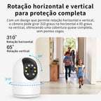 âmera PT Wi-Fi 6 360°, Visão Noturna Colorida, Detecção de Pessoa, Áudio Bidirec