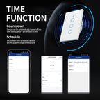 Tuya vida inteligente casa wi fi interruptor de parede remoto sem fio controle s