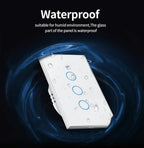 Tuya vida inteligente casa wi fi interruptor de parede remoto sem fio controle s