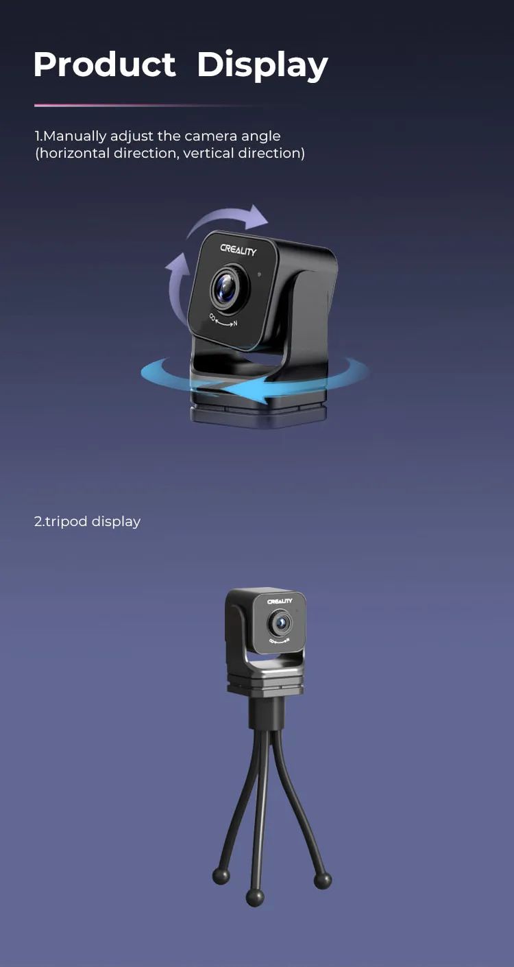 Creality nebulosa câmera atualização impressora 3d monitoramento em tempo real f