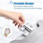 Suporte Dobrável Ajustável Universal para Celular e Tablet Preto e Branco para M