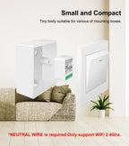 Módulo de interruptor inteligente tuya wifi suporta controle de 2 vias, controle