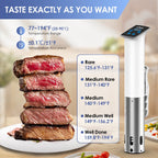 Wancle 1100W Vácuo À Prova D 'Água Sous Vide Fogão Circulador de Imersão Cozinha