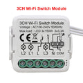 Módulo de interruptor inteligente tuya wifi suporta controle de 2 vias, controle