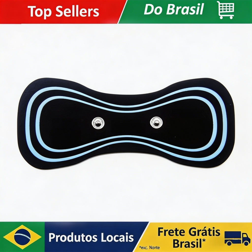 Eletrodos Adesivos para Massageador de Pescoço, Acessórios de Gel, Treinador, Ex