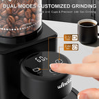 Moedor de grãos de café cônico elétrico com 25 configurações de moagem para café
