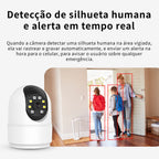 âmera PT Wi-Fi 6 360°, Visão Noturna Colorida, Detecção de Pessoa, Áudio Bidirec