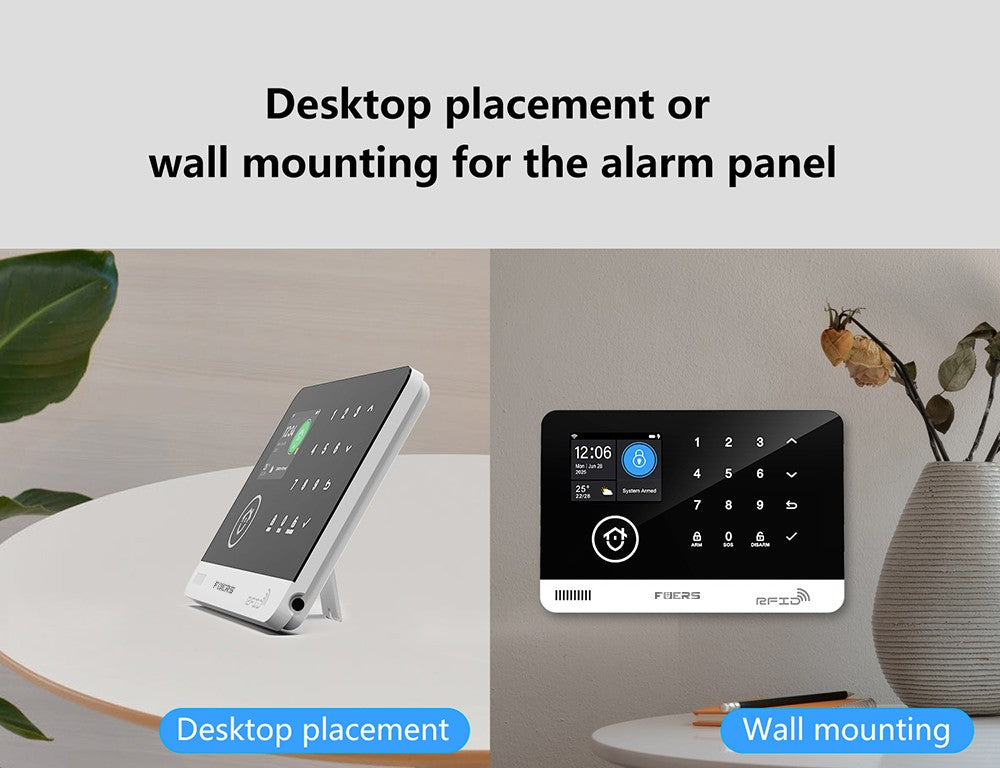 Fuers sistema de alarme para casa wifi gsm alarme de segurança host anti-roubo c