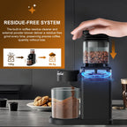 Moedor de grãos de café cônico elétrico com 25 configurações de moagem para café