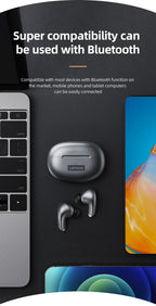 Lenovo-LP5 Fones De Ouvido Sem Fio Bluetooth, Fones De Música HiFi, Fones De Ouv