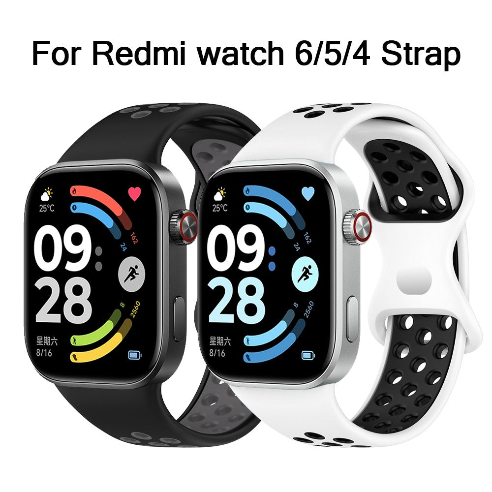 Pulseira Esportiva Respirável para Redmi Watch 6/5/4, Acessórios de Substituição